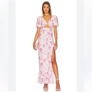 MAJORELLE Mae Maxi Dress in Tea Party Pink
